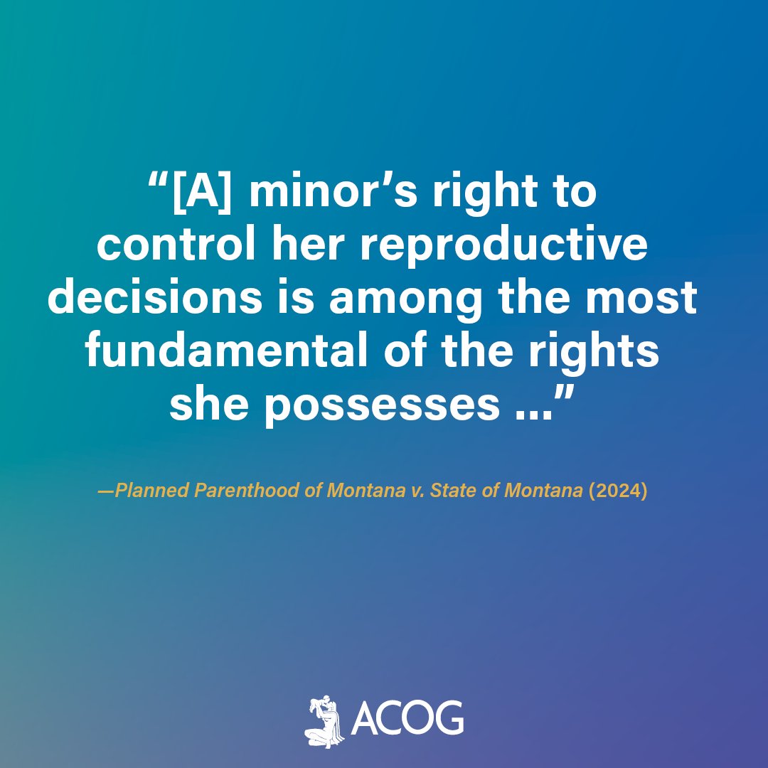 ACOG Action tweet media