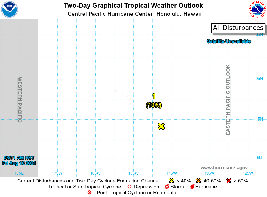 LimWeather's tweet photo. D77 CPAC #HurricaneSeason2024 2pm EDT
AOI has 10% chance to become a TC in 2 days,40% in 7 days, will thankfully stay S of #Hawaii
Next name:#Hone
Next Invest no:#Invest90C
#Tropicswx #wxtwitter #HurricaneSeason #90C #CP90 #HIwx https://t.co/JTCnN8ZS8t