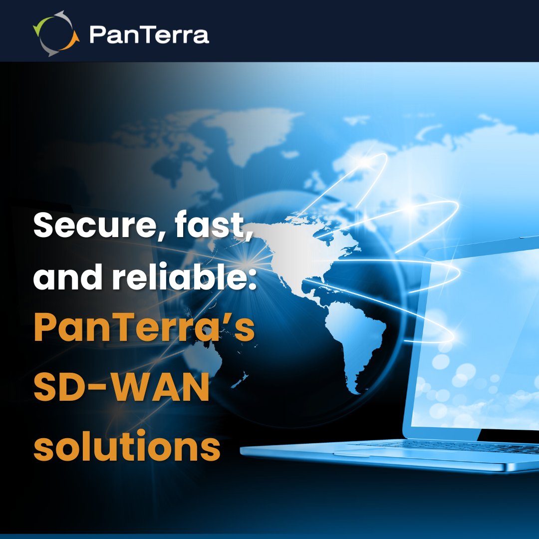 panterranetwork's tweet image. Experience unmatched security, speed, and reliability with PanTerra&apos;s SD-WAN solutions.

 Designed to provide your business with robust and efficient network performance, our solutions ensure your operations run smoothly and securely.

#SecureNetwork #FastConnectivity