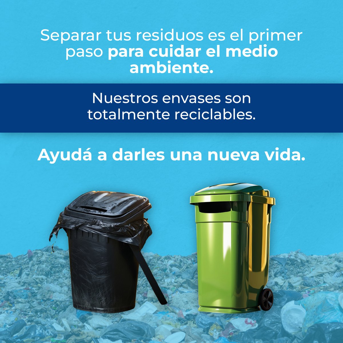 Cada residuo cuenta una historia sobre nuestros hábitos y nuestro compromiso con el medio ambiente. En Tetra Pak, confiamos en el impacto del reciclar. ♻️🗑️ Al clasificar tus residuos, ayudás a reducir la contaminación. 🌍 ¿Cómo reciclás vos?