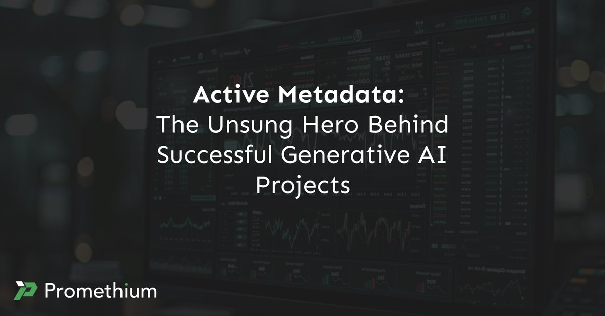 Promethium, Inc. (@promethiumi) on Twitter photo Active Metadata is the unsung hero behind successful GenAI & LLM projects. It provides real-time insights, better governance, and reliable AI outputs. Learn more: promethium.ai/post/active-me… #AI #DataManagement <a href="/mrdedupe/">Kaycee Lai</a> <a href="/PromethiumI/">Promethium, Inc.</a> Active Metadata is the unsung hero behind successful GenAI & LLM projects. It provides real-time insights, better governance, and reliable AI outputs. Learn more: promethium.ai/post/active-me… #AI #DataManagement <a href="/mrdedupe/">Kaycee Lai</a> <a href="/PromethiumI/">Promethium, Inc.</a>