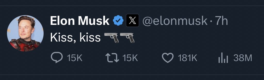 Is <a href="/elonmusk/">Elon Musk</a> inciting gun violence?