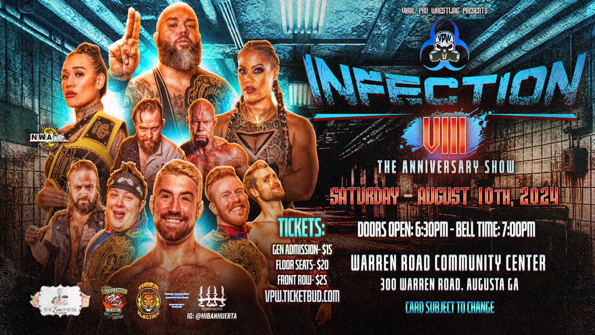 IWTV (@indiewrestling) on Twitter photo JUST ADDED
<a href="/Viral_Pro/">Viral Pro Wrestling</a> presents
Infection VIII
Featuring
<a href="/JonDavis817/">THAT DUDE</a> v <a href="/NICKHALENBRAND/">NICK HALEN</a>
<a href="/TheBillyBrash/">Billy Brash</a> v <a href="/joehendry/">Joe Hendry</a>
<a href="/Airica_Demia/">あなたのヒーロー Airica-Demia UwU. 👉😉</a> v <a href="/SavannahEvansNV/">Savannah Evans</a>
<a href="/Chad_Sky_Walker/">Chad Sky Walker</a> v <a href="/TheJohnSkyler/">Skyzz</a>
+ <a href="/Fluffman_Cometh/">Cody Fluffman</a> <a href="/Sean_Legacy1/">“SUPER” Sean Legacy ショーン・レガシー</a> <a href="/ReyhanInteus/">Cream Pie Papi</a> & more!
Watch it now
independentwrestling.tv/player/Gg7Day5… JUST ADDED
<a href="/Viral_Pro/">Viral Pro Wrestling</a> presents
Infection VIII
Featuring
<a href="/JonDavis817/">THAT DUDE</a> v <a href="/NICKHALENBRAND/">NICK HALEN</a>
<a href="/TheBillyBrash/">Billy Brash</a> v <a href="/joehendry/">Joe Hendry</a>
<a href="/Airica_Demia/">あなたのヒーロー Airica-Demia UwU. 👉😉</a> v <a href="/SavannahEvansNV/">Savannah Evans</a>
<a href="/Chad_Sky_Walker/">Chad Sky Walker</a> v <a href="/TheJohnSkyler/">Skyzz</a>
+ <a href="/Fluffman_Cometh/">Cody Fluffman</a> <a href="/Sean_Legacy1/">“SUPER” Sean Legacy ショーン・レガシー</a> <a href="/ReyhanInteus/">Cream Pie Papi</a> & more!
Watch it now
independentwrestling.tv/player/Gg7Day5…