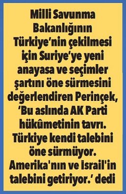 VATAN PARTİSİ LİDERİ DOĞU PERİNÇEK'TEN  TARİHİ UYARI