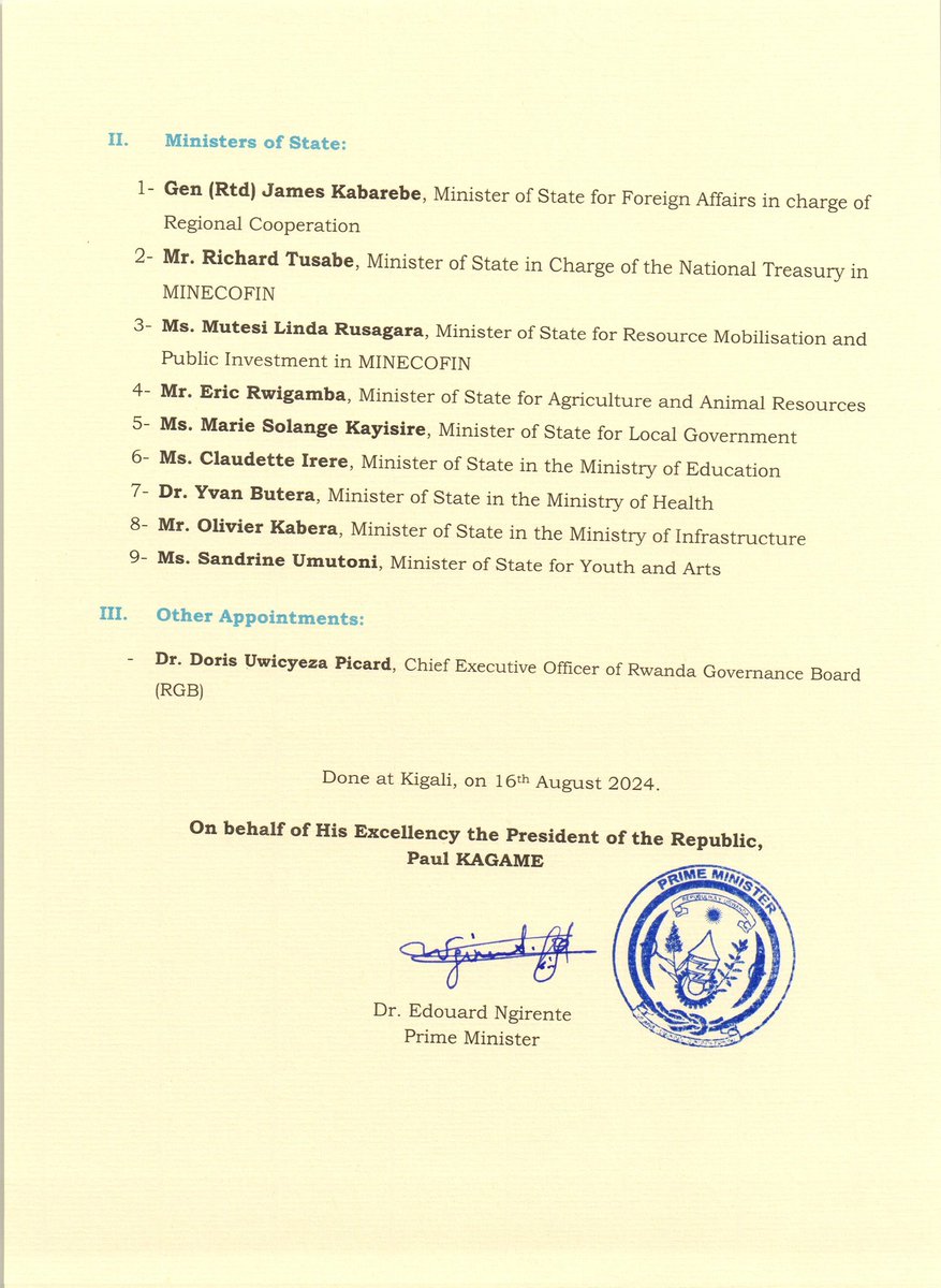 Office of the PM | Rwanda tweet media