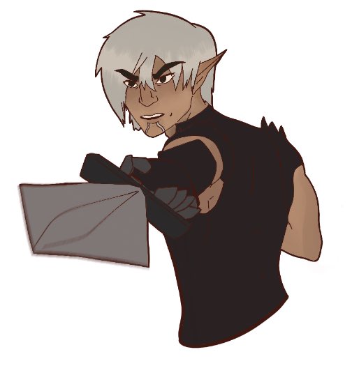 eleesyium's tweet photo. Spiky wolf! #fenris #da2 #dragonage2 https://t.co/raZbcQf2Pb