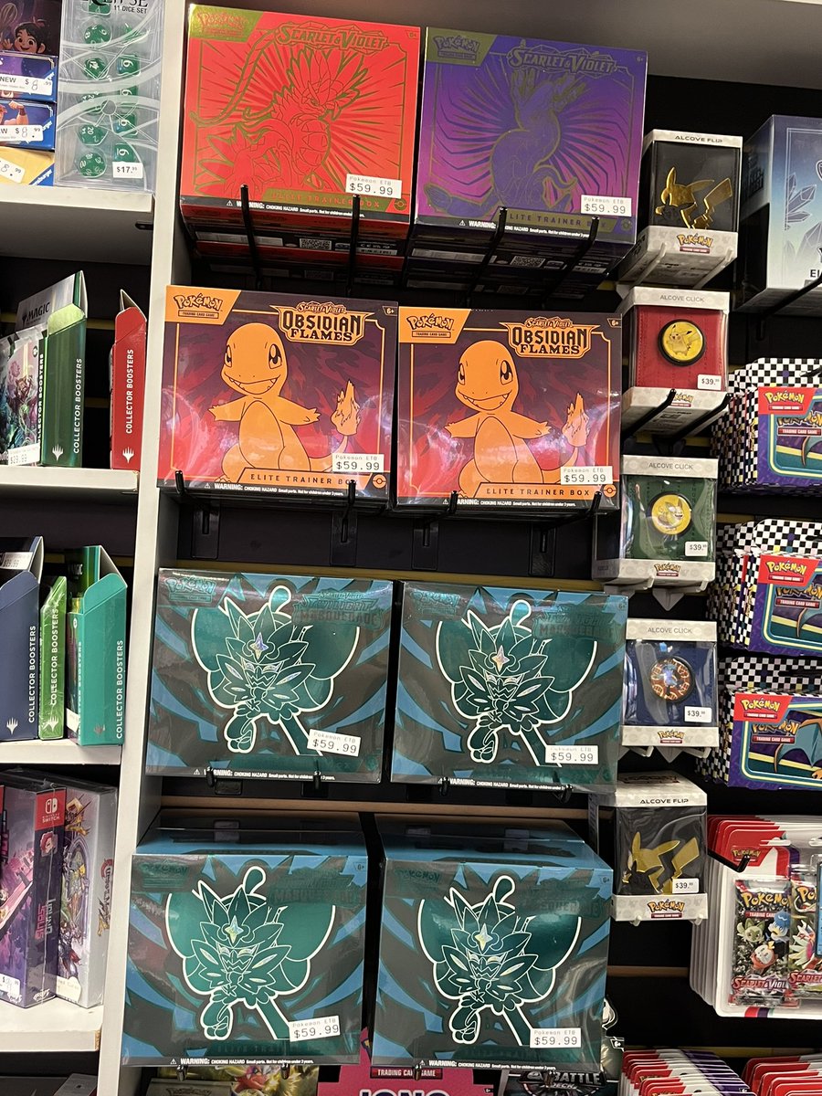 MicroplayBrant's tweet photo. New Lorcana Decks and Pokemon ETBs restocked! Do you play Lorcana? Whats been your favourite Deck? https://t.co/evExxNuVCu