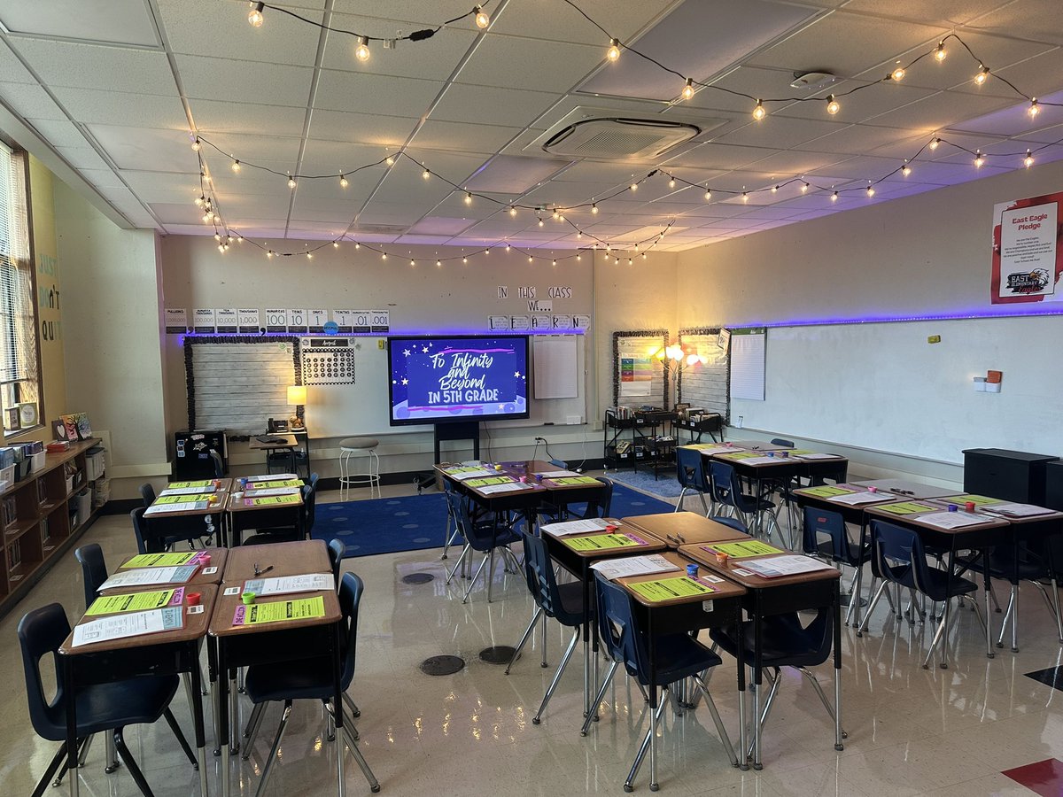 feelyinfifth's tweet photo. Here’s to the start of year 8! Can’t wait to see what this school year brings! Loved meeting my kiddos tonight at Open House!

To ♾️ and Beyond 🚀💫 8th Year Activated 👩🏼‍🚀 https://t.co/UgbKSvzyAc