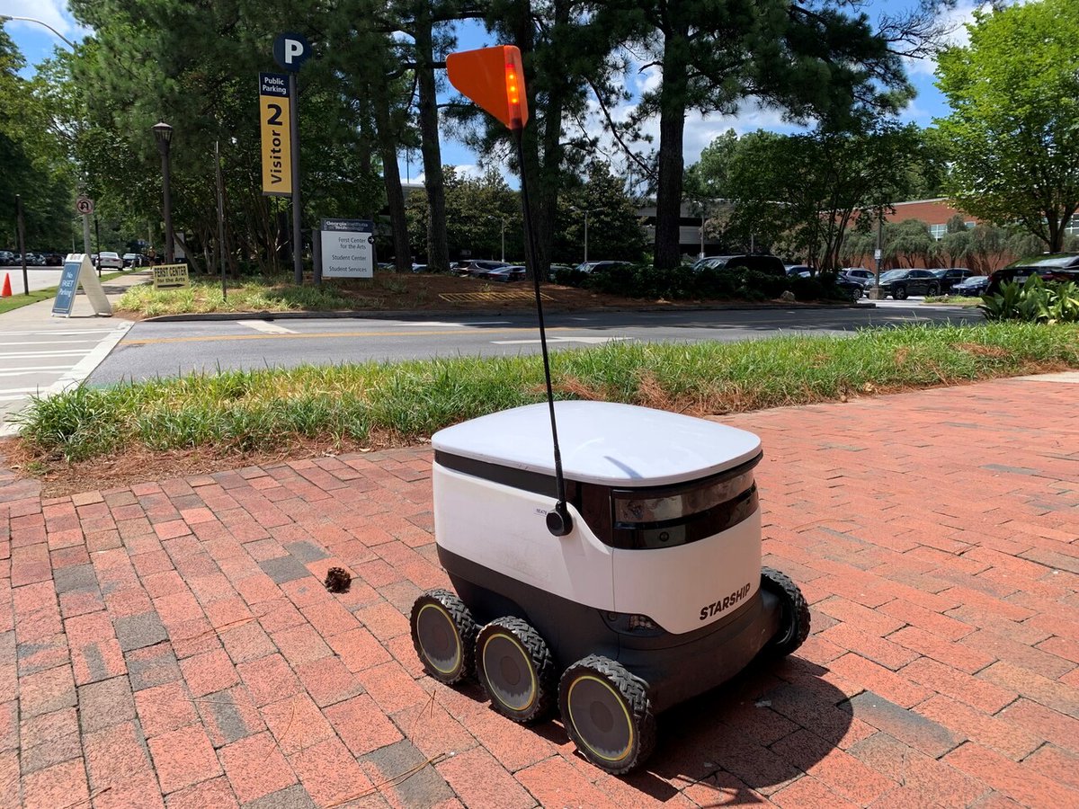 GT Dining Partners with #StarshipTechnologies to Bring Food Delivery #Robots to Campus | Student Engagement and Well-Being (students.gatech.edu/news/gt-dining…)