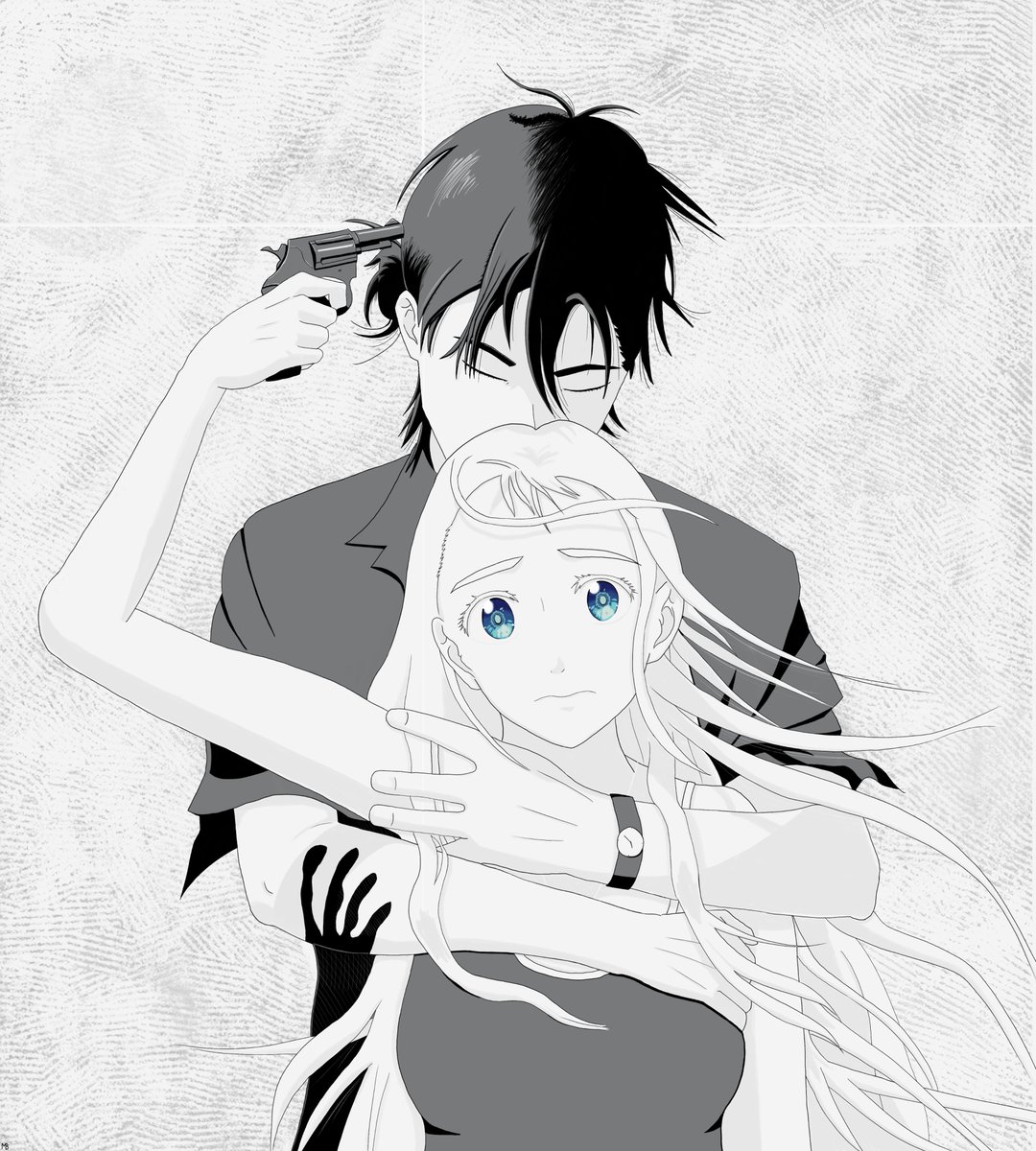 ThatMaliThing's tweet photo. #Summertimerendering was a really cool anime I found by chance. A thrilling experience! #ajiroshinpei #kofuneushio #fanart #animeart #summertimerender https://t.co/3SOi08P4eC
