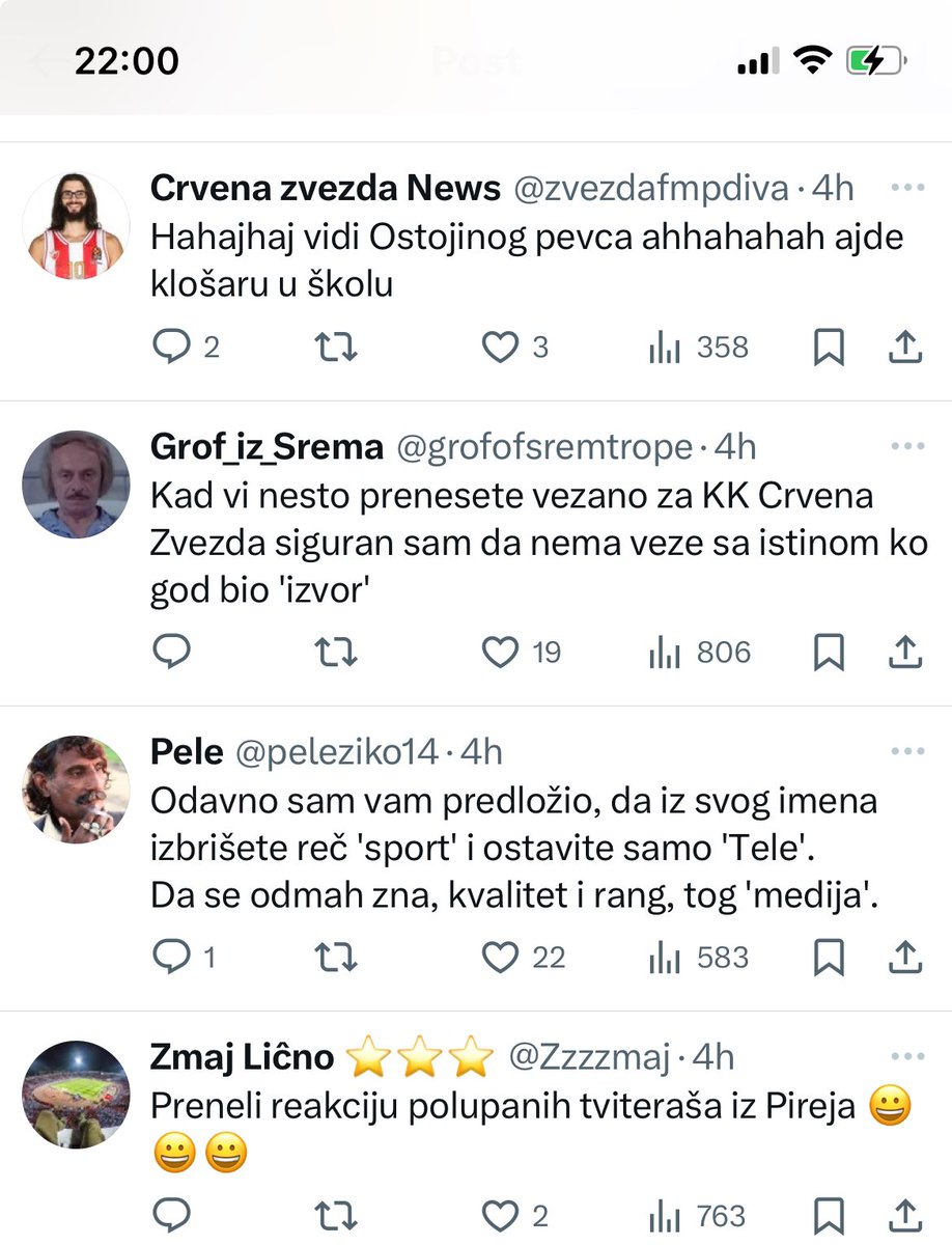 SamoParBG's tweet photo. #kkpartizan Nisam znao da kurvina pudlica ima ovoliko botovskih naloga!
Pogledajte reakcija na vest! https://t.co/z8ThU2d0XF