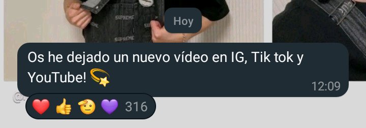 🟢 | Mensaje de Reborn por el grupo de Wsp