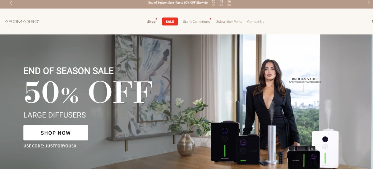 EverythingEnch1's tweet image. [AD] ➡️ @Aroma360 End of Season Sale  - Get Up to 50% off 😍. Use code - JUSTFORYOU50 ❤️

SHOP NOW 👉🏻 bit.ly/4d7SBbn 
.
.
.
.
#Aroma360 #homedecor #seasonsale #diffuser #homeessentials #affiliatelinks