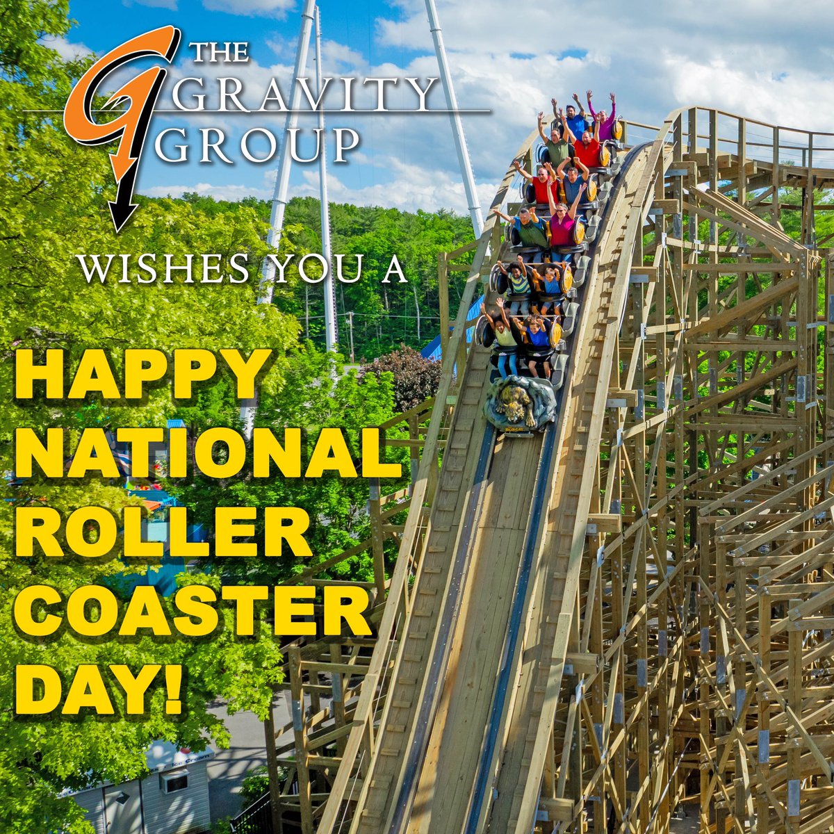thegravitygroup (@thegravitygroup) on Twitter photo The Gravity Group wishes you a Happy National Roller Coaster Day!
Bobcat at <a href="/SF_GreatEscape/">Six Flags Great Escape</a>
#NationalRollerCoasterDay
#TheBobcatCoaster
#EngineeredPrecutTrack
#ThouShaltNotSteel
#Timberliner The Gravity Group wishes you a Happy National Roller Coaster Day!
Bobcat at <a href="/SF_GreatEscape/">Six Flags Great Escape</a>
#NationalRollerCoasterDay
#TheBobcatCoaster
#EngineeredPrecutTrack
#ThouShaltNotSteel
#Timberliner