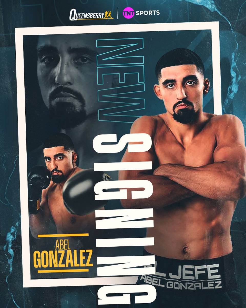 Queensberry's tweet photo. The next Super-Middleweight star 🌟 

7-0 (5) Abel Gonzalez joins team Queensberry, debut news 🔜🇺🇸 https://t.co/S6ic21MYKm