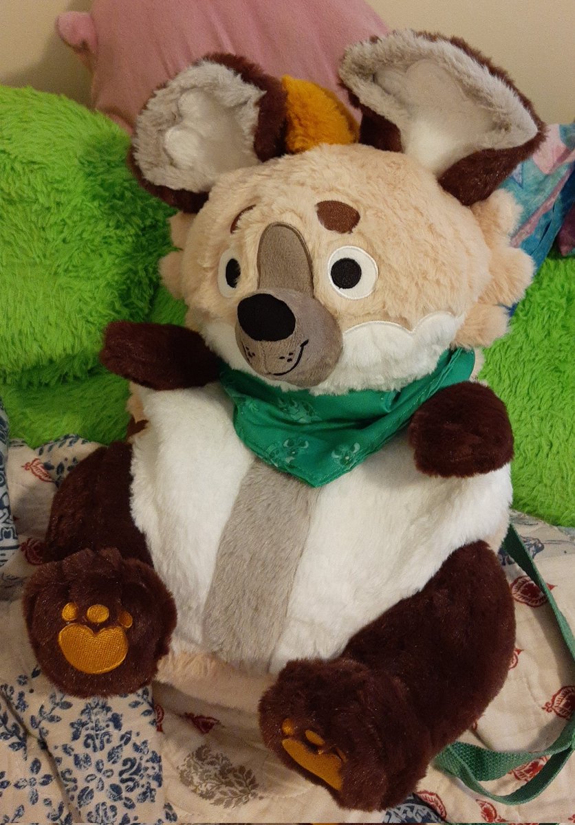 mooseyells's tweet photo. look who's home! my @littlesofts backpack! https://t.co/S1klH9Tp0w