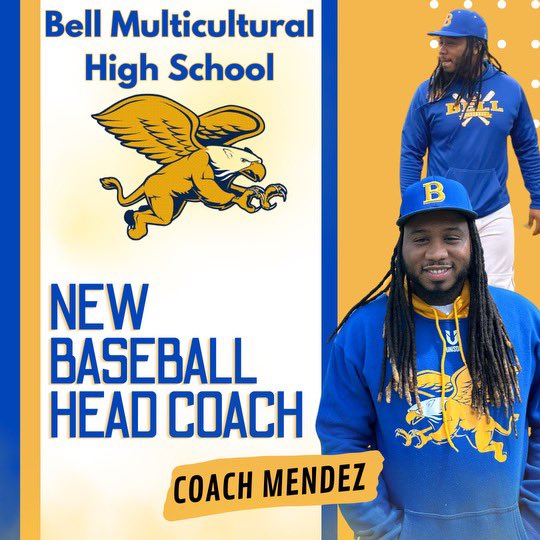 ___Olyy's tweet photo. I am pleased to announce that I have accepted the role of Head Varsity Coach at Bell Multicultural High School. I am looking forward to leading and continuing to build the baseball program this upcoming Spring season. https://t.co/dx88EigfqO