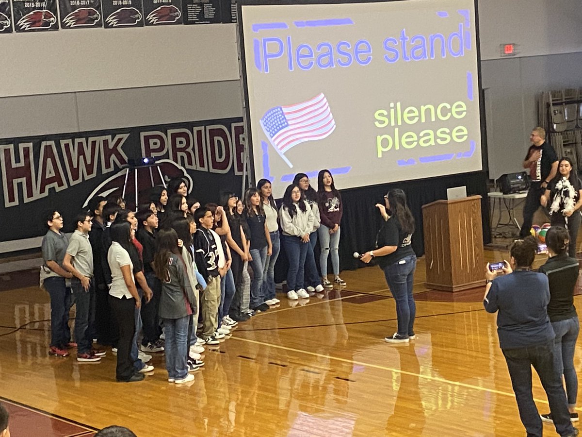HMS PBIS pep rally! 📣Great job to our event planning team for setting everything up! Our Hawks are Respectful, Responsible, Safe, &amp; Present! 🥳#WeAreClintISD #HawkStrong_CISD #YouMakeUs <a href="/MrsJManjarrez/">Jessica Manjarrez, M.Ed.</a> <a href="/mrs_espi08/">Melissa Espinoza</a>