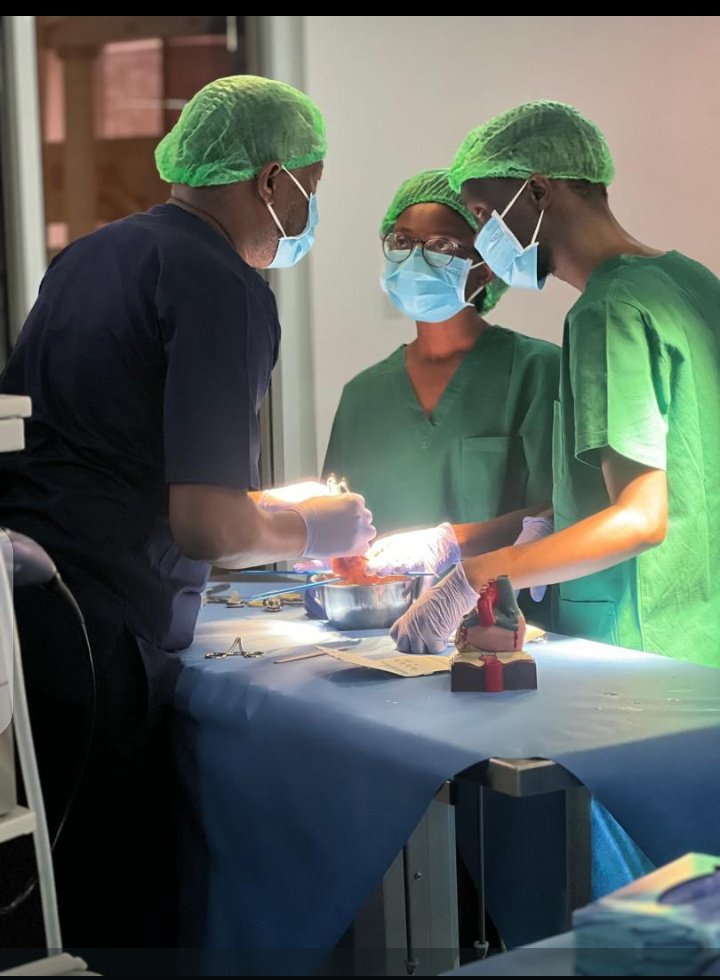 Dr Mwizerwa Jean-Luc (@mwizerwajeanluc) on Twitter photo First Cardiac surgery training was very interesting <a href="/IrcadAfrica/">IRCAD Africa</a>. We (general surgery and pediatric surgery residents) are grateful to <a href="/hakimyayehyirad/">Yayehyirad M. Ejigu, MD, FACS,FCS (ECSA)</a> for his dedication and team from <a href="/kfaisalhospital/">King Faisal Hospital Rwanda</a> .
<a href="/GasakureM/">GASAKURE Miguel</a> , <a href="/MutabaziE/">Mutabazi Emmanuel</a> , <a href="/edntaganda/">Edntaganda</a> , <a href="/Fostino21/">Prof. Faustin NTIRENGANYA</a> First Cardiac surgery training was very interesting <a href="/IrcadAfrica/">IRCAD Africa</a>. We (general surgery and pediatric surgery residents) are grateful to <a href="/hakimyayehyirad/">Yayehyirad M. Ejigu, MD, FACS,FCS (ECSA)</a> for his dedication and team from <a href="/kfaisalhospital/">King Faisal Hospital Rwanda</a> .
<a href="/GasakureM/">GASAKURE Miguel</a> , <a href="/MutabaziE/">Mutabazi Emmanuel</a> , <a href="/edntaganda/">Edntaganda</a> , <a href="/Fostino21/">Prof. Faustin NTIRENGANYA</a>
