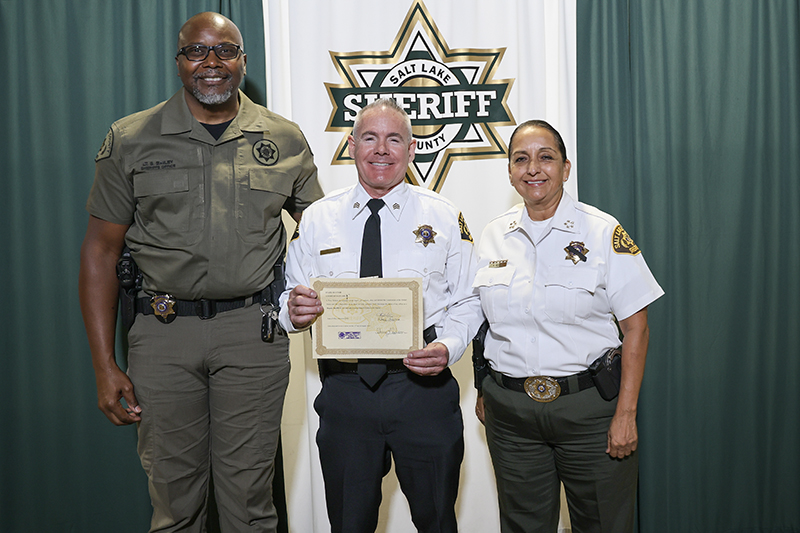 SLCO_Sheriff's tweet photo. ⭐️ Sworn to Serve ⭐️
We’re proud to welcome three new team members to our family. These individuals embody our commitment and promise of building a stronger, safer community. Welcome aboard!
#SLSheriff #DedicatedToService #SaltLakeProud https://t.co/XFVHNx3osO