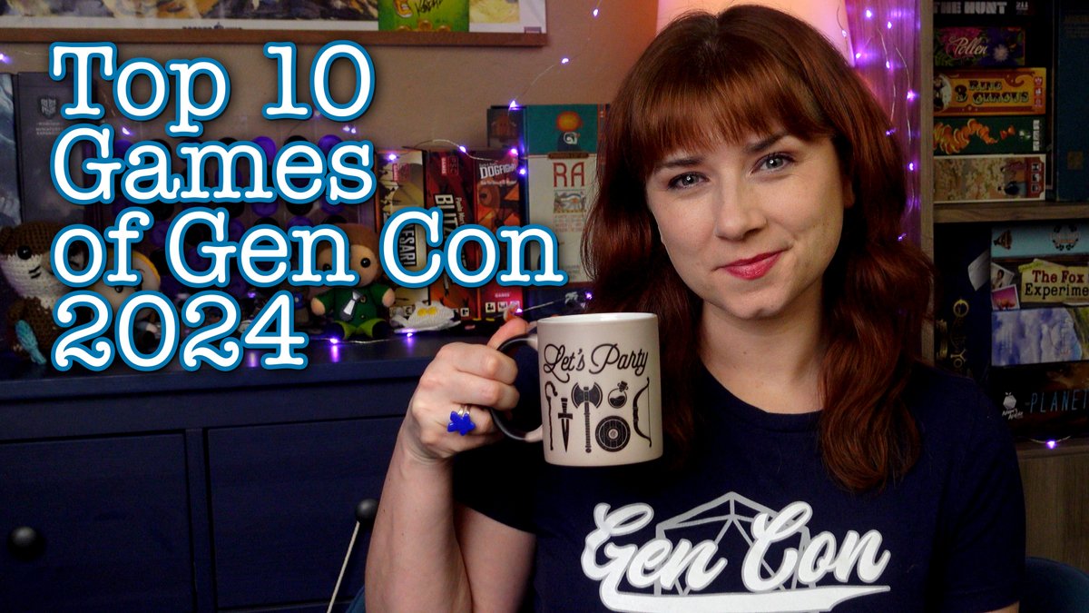I've recovered from <a href="/Gen_Con/">Gen Con</a> and gathered my thoughts on the 10 games I saw there that got me the MOST excited! And now you can be subjected to those thoughts!