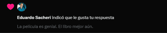 renzobonafede's tweet photo. Ya que @eduardosacheri me clavó un me gusta y estoy saltando en una pata. Abro debate. ¿Los libros son mejores que las películas o viceversa? ¿Qué piensan?
@literlandweb1 

Me quedo con La pregunta de sus ojos, la historia que inspiró a Campanella en el Secreto de sus ojos. https://t.co/e0sdV59Hej