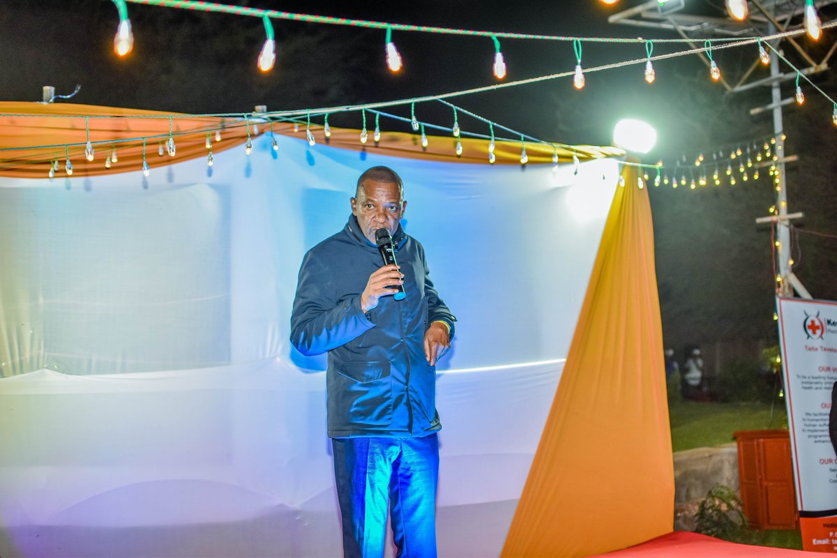 KenyaRedCross's tweet photo. "I am a product of the Kenya Red Cross youth system—a volunteer who has risen through the ranks over 26 years of service.”—Secretary General Dr. Ahmed Idris during the Kenya Red Cross Taita Taveta Volunteer Awards.

Tonight, we honoured the volunteers of our Taita Taveta Branch for their critical role in serving their communities.

H.E. Governor Dr. Andrew Mwadime was present to recognize their efforts and urged them to maintain the same spirit of volunteerism.