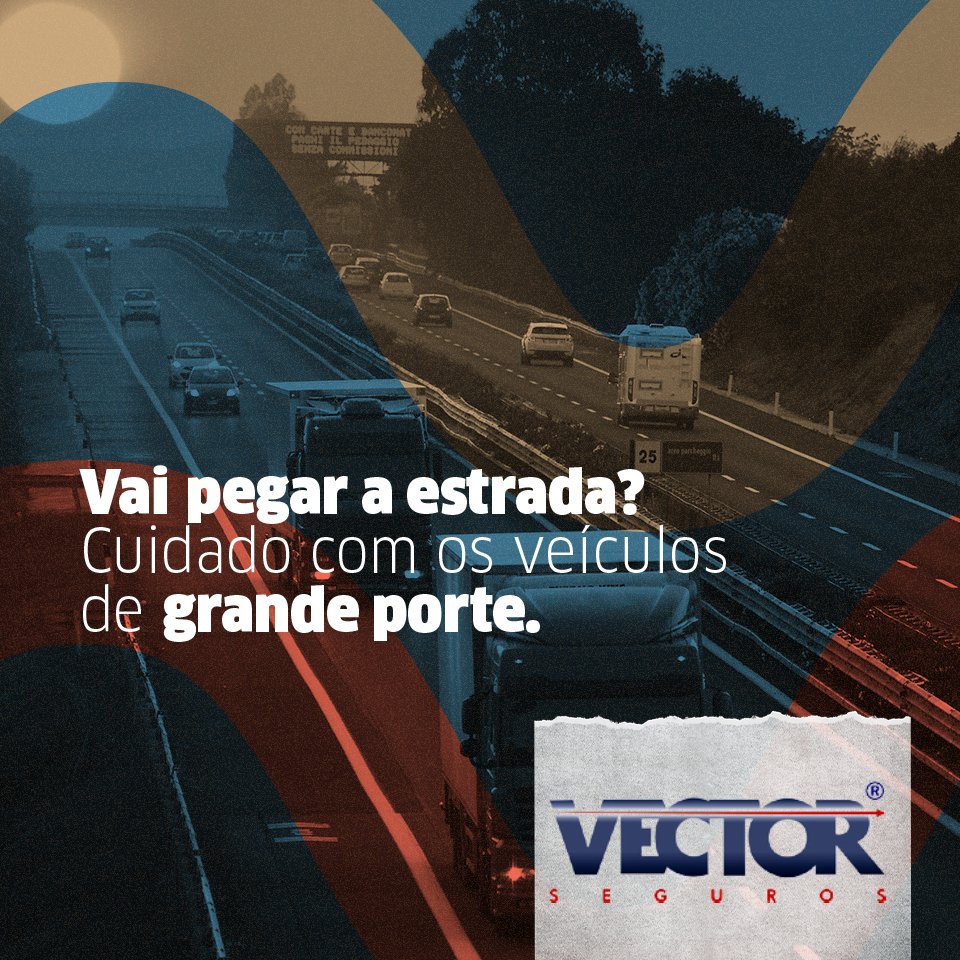 segurosvector's tweet photo. 🚗 Vai pegar a estrada? Cuidado com os veículos de grande porte!
🔍 Se você não vê o motorista, ele também não te vê. Mantenha distância segura e evite pontos cegos.
Proteja-se com um bom seguro automotivo. Viaje tranquilo com a Vector Seguros!
#VectorSeguros #SeguroAuto https://t.co/iYht58XZwC