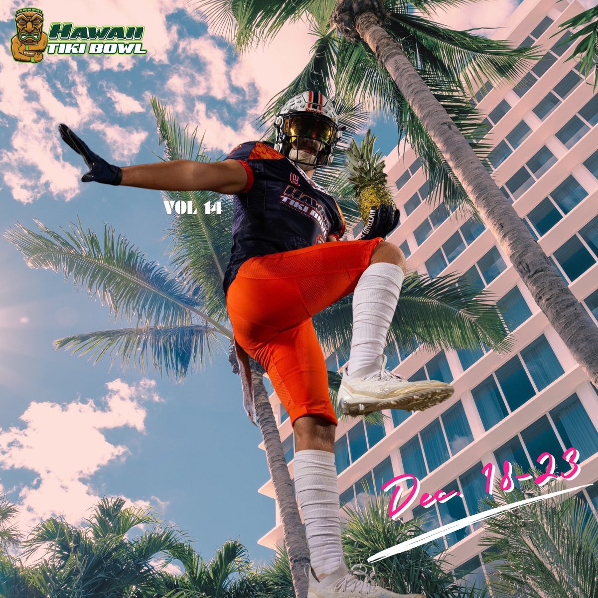 Dec. 18th - 23rd! #HawaiiTikiBowl🌴🏈