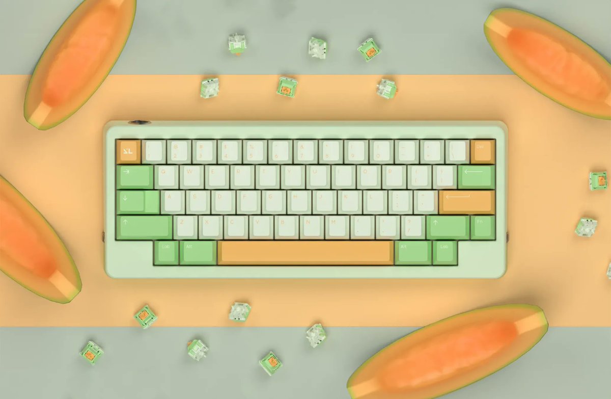 divinikey's tweet photo. The following products are now available, in-stock and ready to ship: 

Keychron Q1 HE Keyboard https://t.co/PxwF5AtD1x

 Switchlabs Melon Milk Keycaps https://t.co/4PTDRFrUvN

Swagkeys Knight V2 Stabilizers https://t.co/NIjxc2fIv6 https://t.co/UYr8Ww4bXj