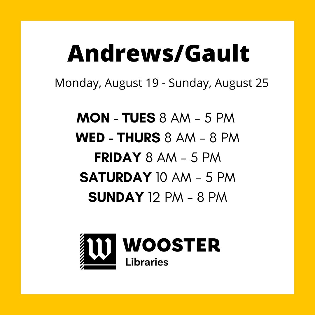 The College of Wooster Libraries tweet media