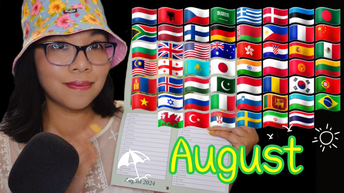 MisschicAsmr's tweet image. Happy August! Today I&apos;ll be whispering the month #August in #differentlanguages. 🌺 This video will premiere on Sunday at 17h15 BST 
Should I use these mics more often?youtu.be/8h93aMnlopw 
#asmr #eartoear #softspoken #fasttapping #asmrtapping