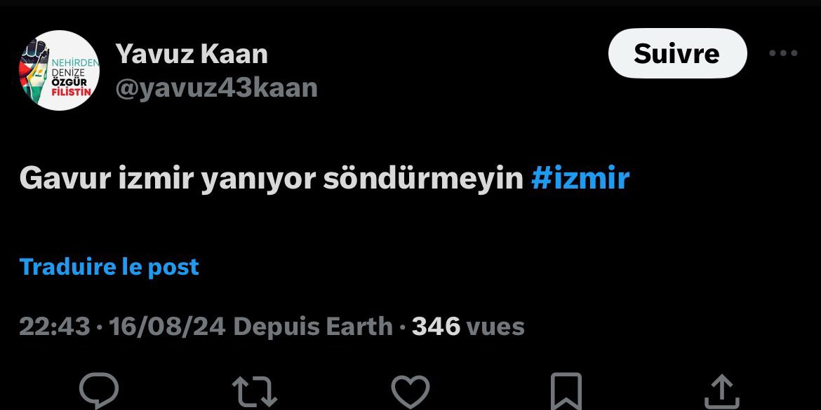 AtaturkcuGenc81's tweet photo. Al bir orrrrrrosbu çocuğu daha!
Gavur İzmirliler siksn seni yvşk!
#izmiryangın #İzmir #izmiryanıyor https://t.co/GKEPNdhpvM