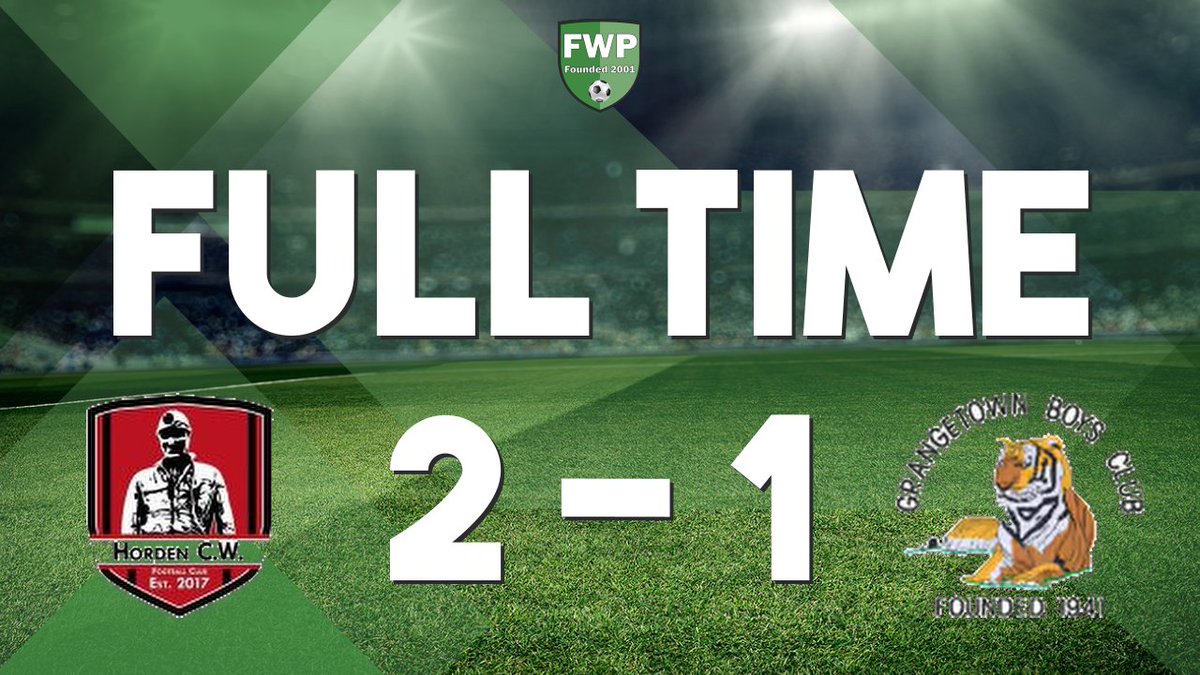 FULL-TIME: Horden Community Welfare 2-1 Grangetown Boys Club fwp.co/BtxUfw