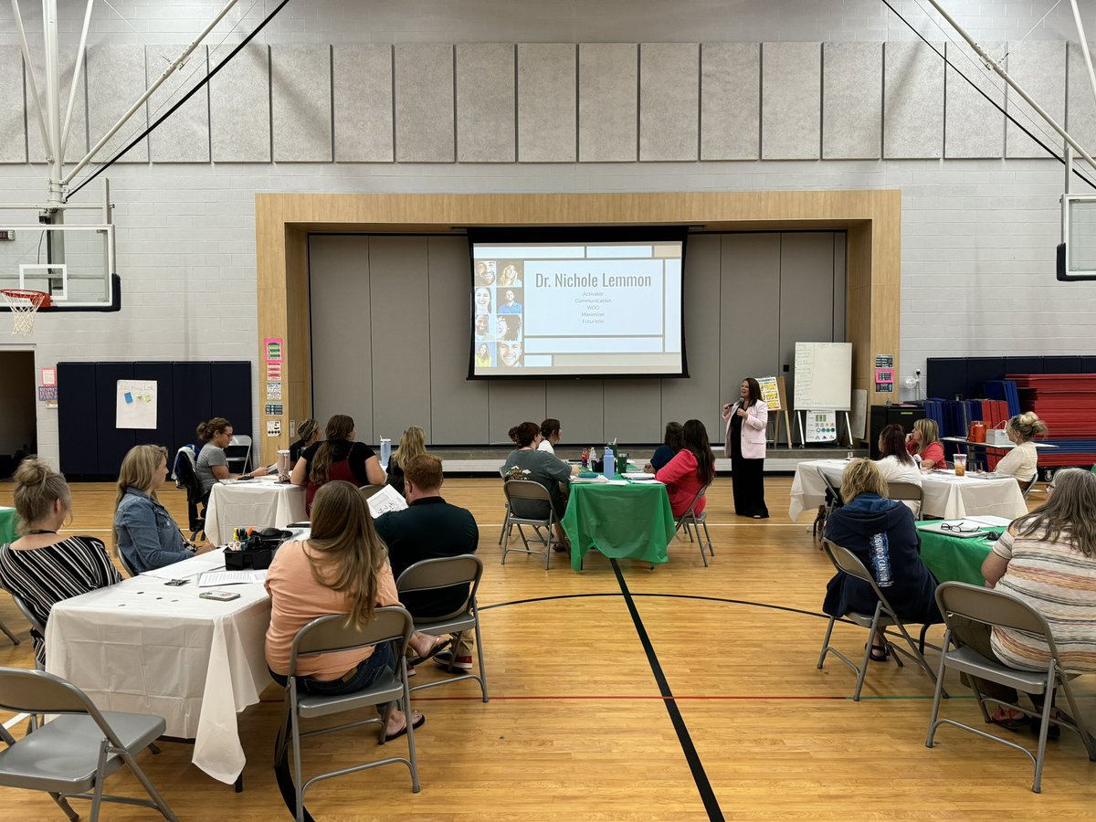 Thank you <a href="/NicholeLemmon/">Nichole Lemmon</a> for facilitating learning around strengths for the <a href="/Delaware_SPS/">Delaware Elementary</a> team. We are ready to lead with our strengths! “What would happen if we studied what was right with people versus what’s wrong with people.” - Don Clifton <a href="/officialSPS/">Springfield Public Schools</a>