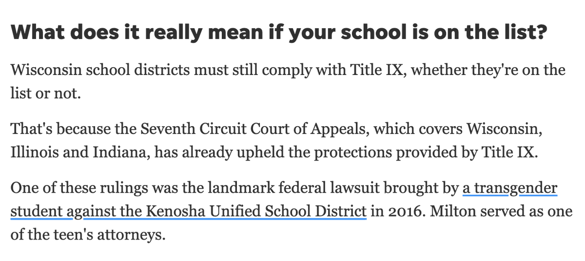 jnorcr's tweet photo. #MomsforLiberty can't block expanded #TitleIX protections in school districts. 
Forget about whether a school district is "on their list" or not. 
Excellent reporting on this from the #Milwaukee #JournalSentinel. 1/8 https://t.co/0EJTNvTY2Q