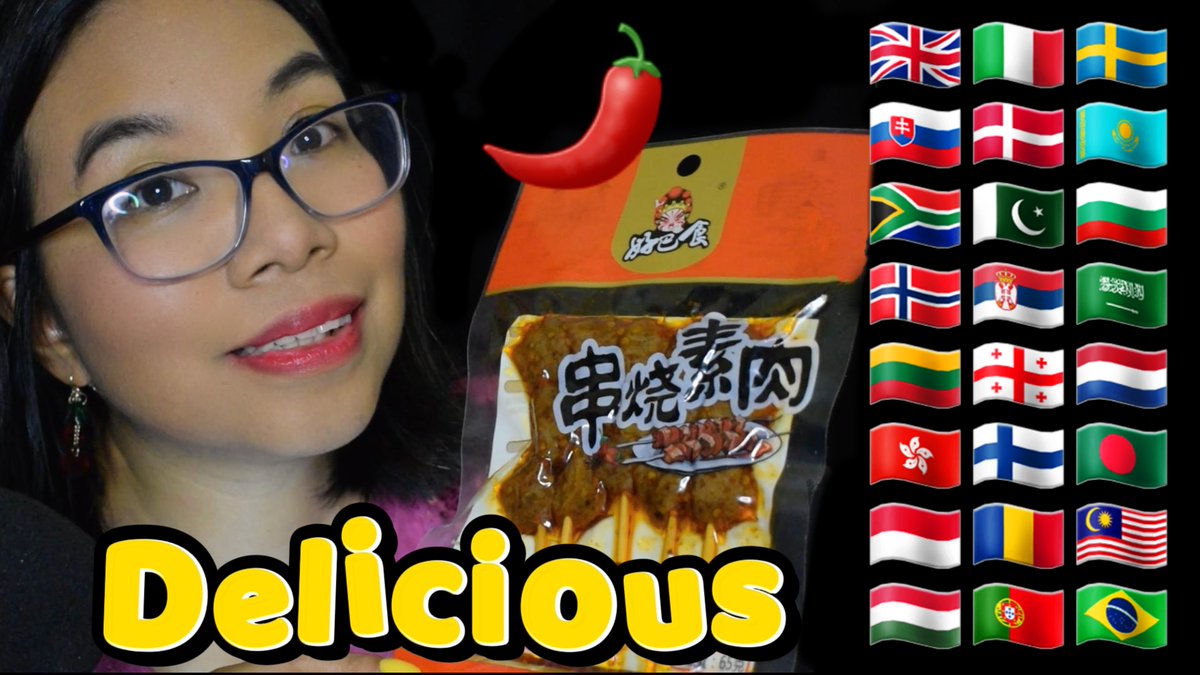 MisschicAsmr's tweet image. Happy Wednesday! Today I&apos;ll be trying one of your snack suggestions &amp;amp; saying the word #delicious in #differentlanguages. Hope to see you at the premiere at 17H15 BST (5:15pm UK time)!
youtu.be/TKJUazAO6bg
#binauralasmr #eartoear #softspoken #snackreview #asmrfood