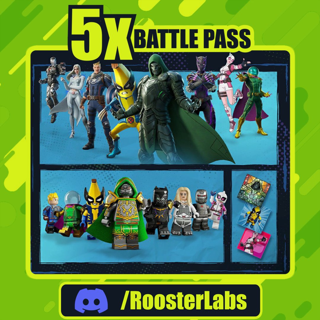 OzyCreates's tweet image. I feel generous!🤩
So I&apos;m giving away 5 MORE BATTLE PASSES!🏆

How to participate:
🟢Follow @OzyFNC 
🔵Like &amp;amp; Retweet
🟢Must be in my Discord discord.gg/RoosterLabs 
🔵Tag a friend!

Ends in 24H!
Winners will be announced in my Discord🏅

Good luck!
#Fortnite…