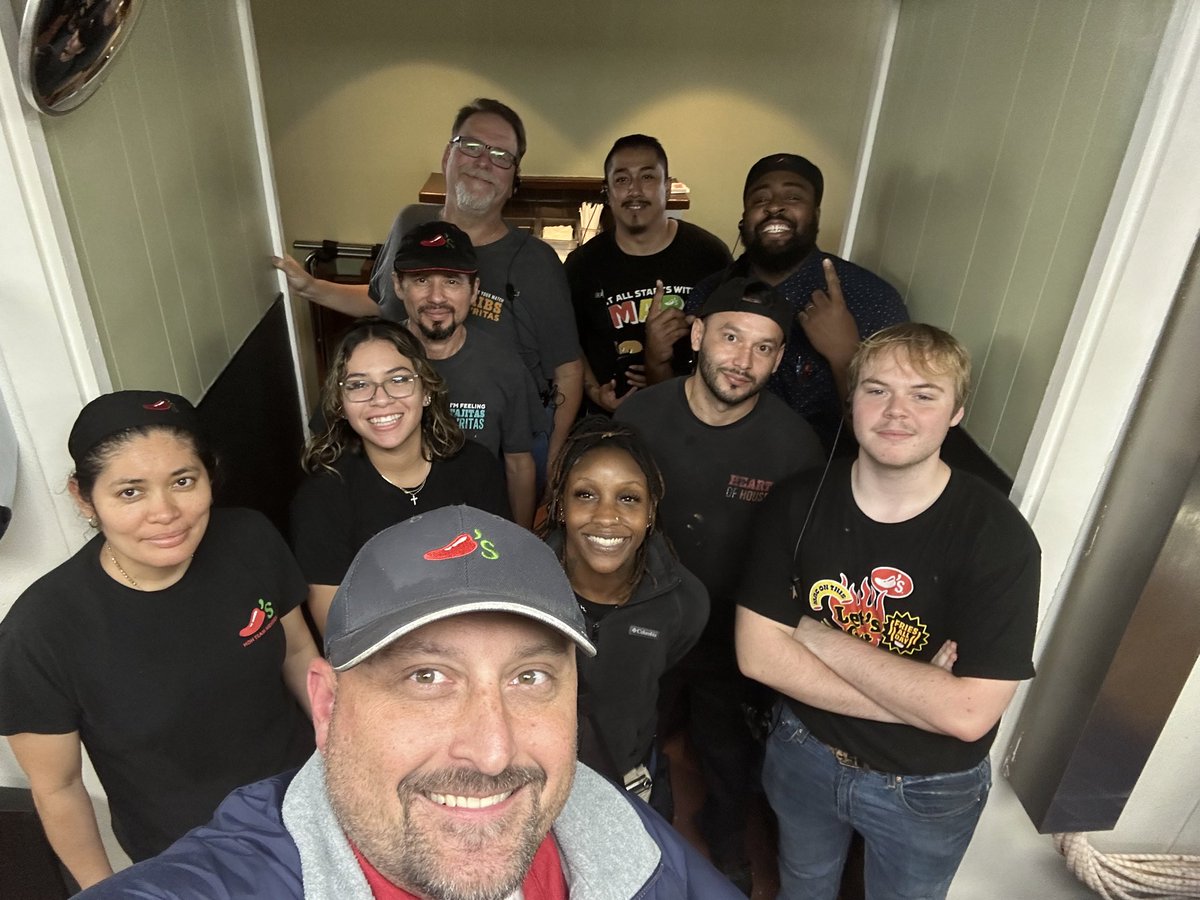 Terry Muir (@terrydmuir) on Twitter photo Cheers to this <a href="/Chilis/">Chili's Grill & Bar</a> team for #MEG and delivering a perfect 5 KPI for period 1!! They are tracking the same for P2! Lets go! 🌶️’s ❤️<a href="/rmason0511/">ROBERT MASON</a> <a href="/train3rgirl/">Kimberly Harding</a> <a href="/kdhochman/">Kevin Hochman</a> <a href="/HeatherArcenea5/">Heather Arceneaux (HB)</a> <a href="/sarahmillerSA/">Sarah Miller</a> Cheers to this <a href="/Chilis/">Chili's Grill & Bar</a> team for #MEG and delivering a perfect 5 KPI for period 1!! They are tracking the same for P2! Lets go! 🌶️’s ❤️<a href="/rmason0511/">ROBERT MASON</a> <a href="/train3rgirl/">Kimberly Harding</a> <a href="/kdhochman/">Kevin Hochman</a> <a href="/HeatherArcenea5/">Heather Arceneaux (HB)</a> <a href="/sarahmillerSA/">Sarah Miller</a>