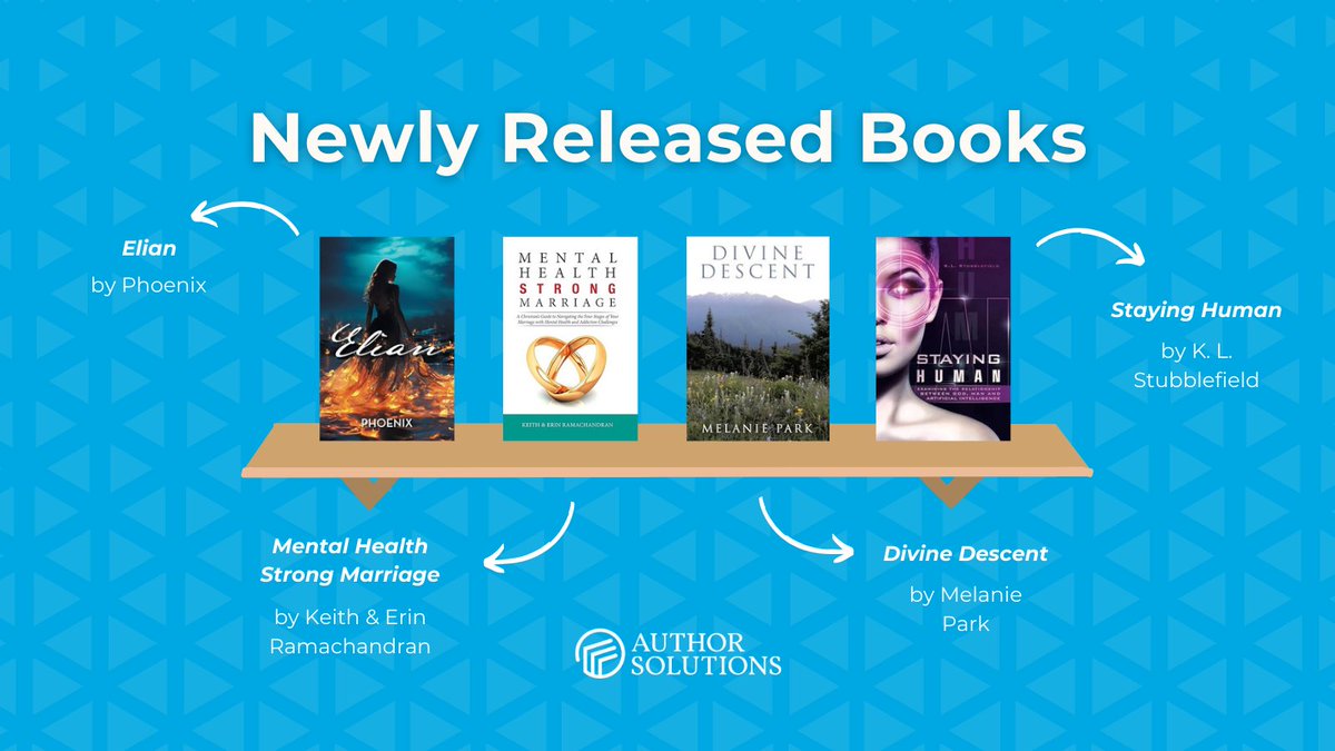 authorsolutions's tweet image. New indie reads this week!

Support self-published authors by grabbing your copy today.

Big congrats to our featured authors on their amazing new book releases!

#newbookreleases #bookrecommendations #AuthorSolutions #AuthorSolutionsauthors