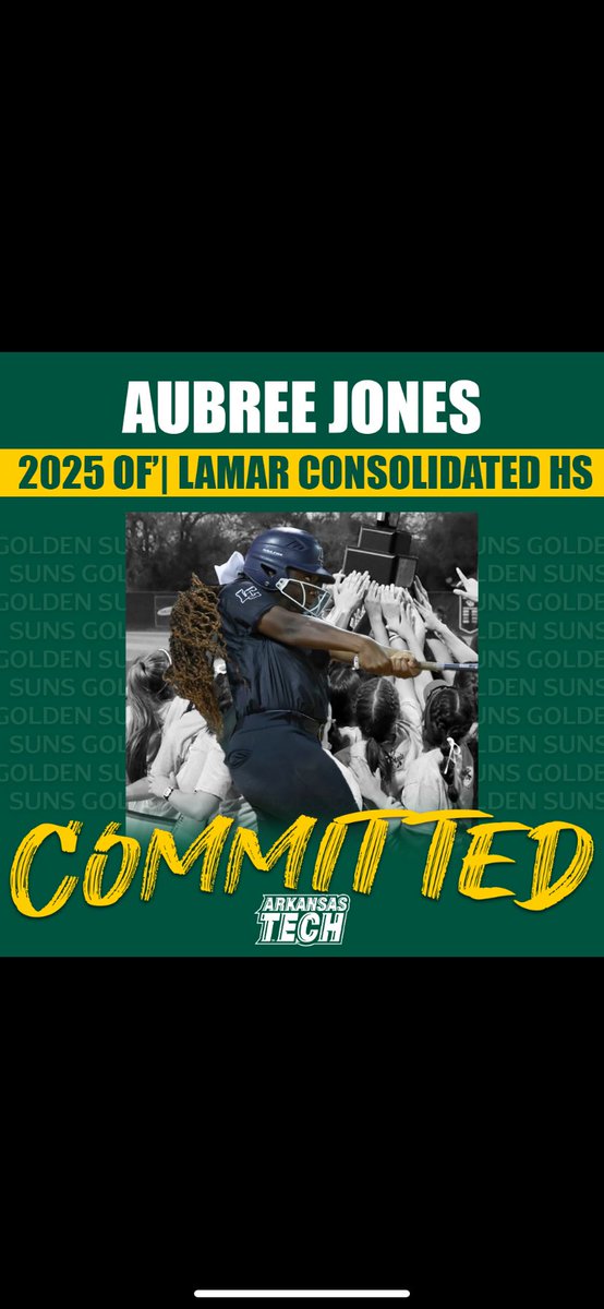 COMMITTED!! 💚💛. 
@DeesHTX18U <a href="/GrahmannMichael/">Michael Grahmann</a> <a href="/ATUSoftball/">ATU Softball</a>