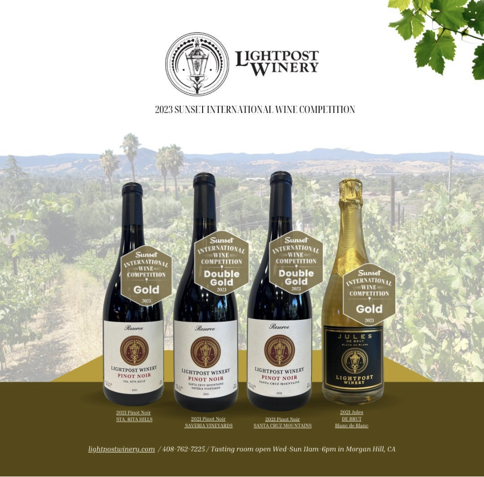 Lightpostwinery.com (@lightpost95037) on Twitter photo Congratulations to <a href="/lightpostwinery/">Lightpost Winery</a> for these amazing achievements!🤩🤩 Gold and Double Gold awards at the 2023 Sunset International Wine Competition🍷👏🏼 Congratulations to <a href="/lightpostwinery/">Lightpost Winery</a> for these amazing achievements!🤩🤩 Gold and Double Gold awards at the 2023 Sunset International Wine Competition🍷👏🏼