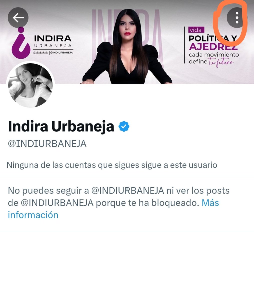 urbinas333's tweet photo. @ElChilongui @TAMARA_SUJU @INDIURBANEJA Aunque estés bloqueado por la cara e cochino dale a los tres puntos en la esquina y puedes denunciar la cuenta. https://t.co/UXV0Gf8eUq