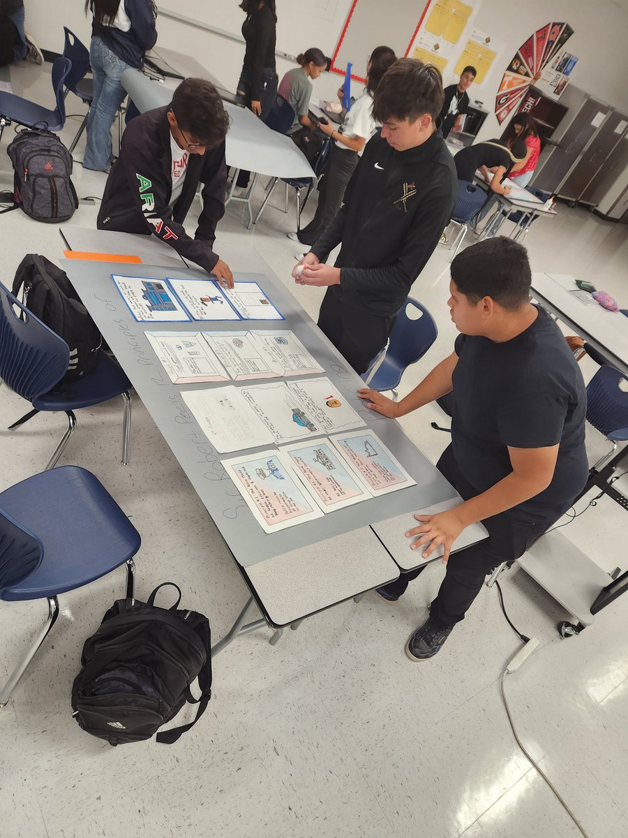 MrLozano_EDHS's tweet photo. Law Enforcement classes collaborating in teams of four to create their "Sir Robert Peel's 12 Principles of Policing posters." #OneEmpire #wicor #AvidAztecs @EDAztecs_HS https://t.co/FHD5lHWjrH