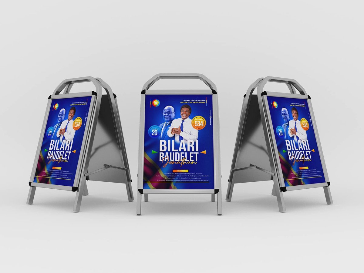 Tychickmalelo's tweet image. #PARLONS #DU #GRAPHISME 

Mon Parcours de 2021,2022, 2023 et 2024
_______
En 2023 j’ai eu la chance de travailler avec plusieurs candidats députés pendant la campagne électorale,parmi les candidats je vous cite aujourd’hui avec mon vieux @BilariJonathan , voici mes réalisations.