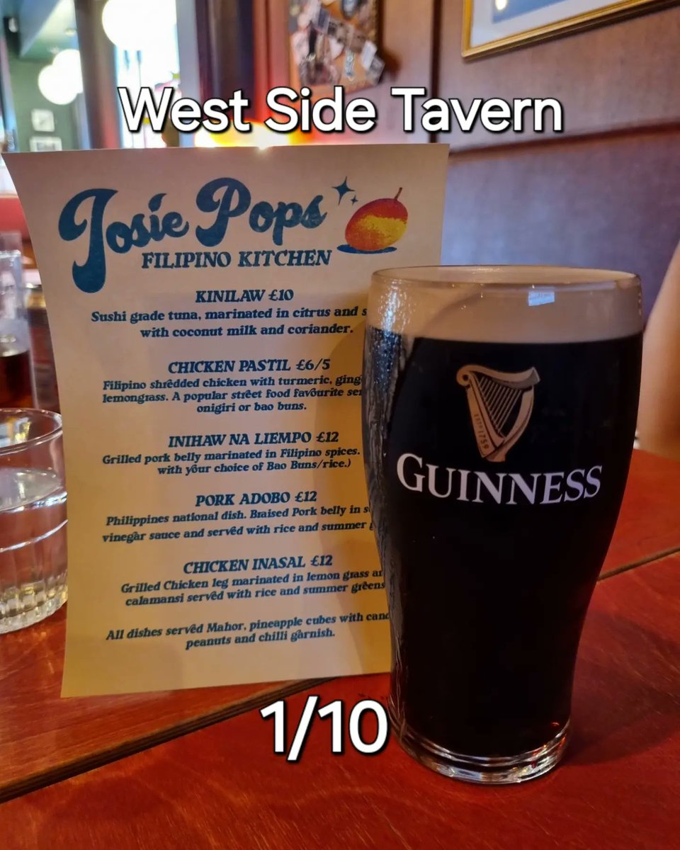 FUCKIN AWFUL.
Shite pints, but good food at the West Side Tavern!
instagram.com/p/C-vY1tKtidc/…