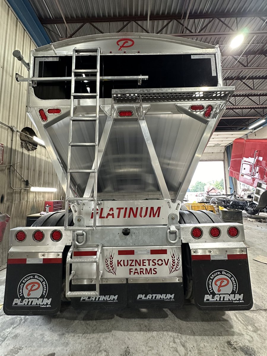 These black beauties rolling off the line ready to ship to our customer in north central Alberta.