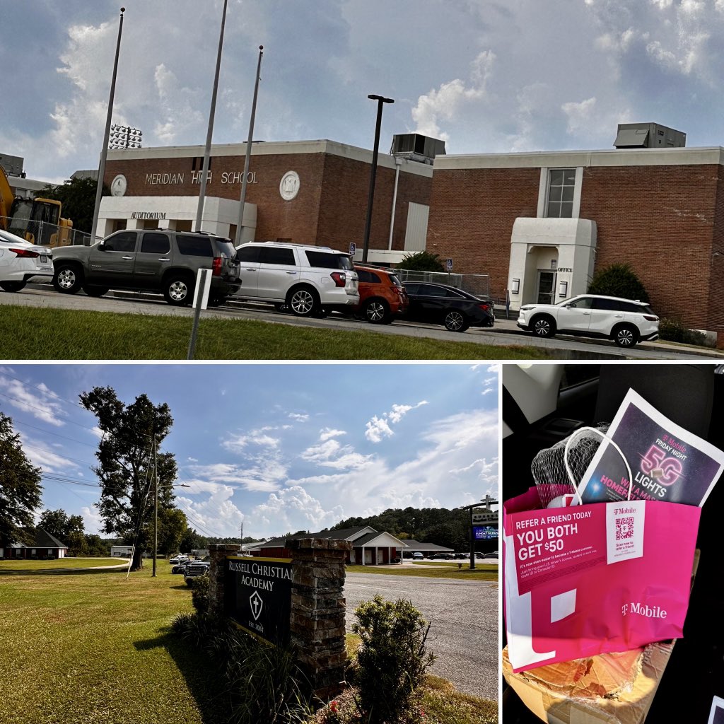 agreatleader's tweet photo. Visiting with some of the local high schools in Meridian, MS today - thanks @MeridianMstangs and Russell Christian Academy for allowing me to share how your school team can win Friday Night 5G Lights 🙌🏽🙌🏽

https://t.co/IvnyWcPQUO https://t.co/EB9iOBwLdQ