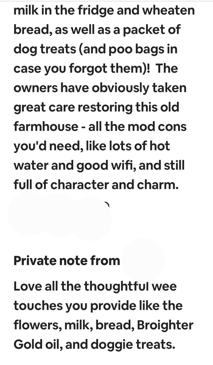 🌟🌟🌟🌟🌟

Very grateful for another
 5 🌟 review. 

We really hope everyone enjoys the ambience of the house. 

We love it, and just hope everyone enjoyed their stay. 

We can't wait to do more work every time someone books with us. Next up is new furniture for the garden 🙌