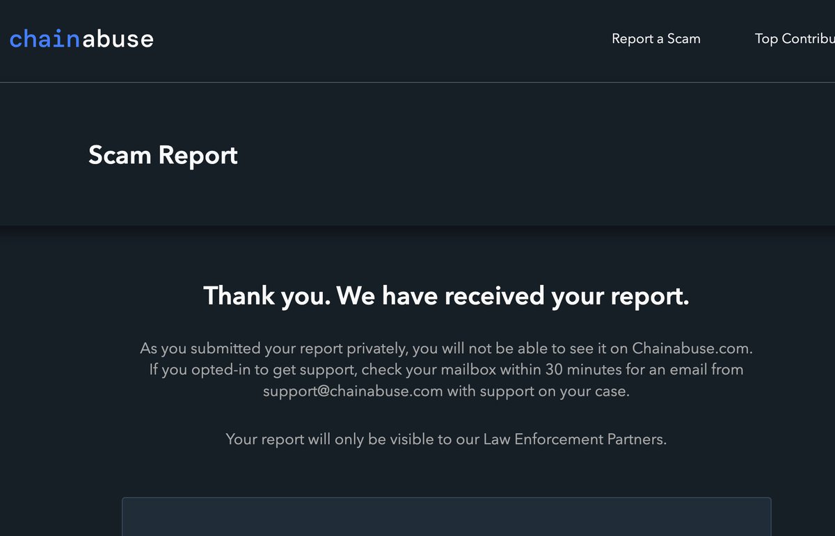 jameecornelia (@jameecornelia) on Twitter photo I'm not sure if enough people share this part of the process when your wallet gets compromised
I didn't know there was a creditable place in web3 actually working towards helping ppl legally when things like this happen
so shout out <a href="/chainabuse/">Chainabuse</a> for existing I would love to I'm not sure if enough people share this part of the process when your wallet gets compromised
I didn't know there was a creditable place in web3 actually working towards helping ppl legally when things like this happen
so shout out <a href="/chainabuse/">Chainabuse</a> for existing I would love to